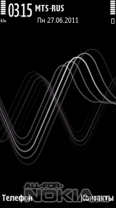 Sound Waves Black Anna Icons by TheWoron