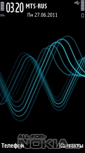 Sound Waves Blue Anna Icons by TheWoron