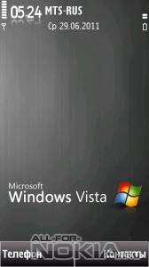 Black Windows Vista by Rehman