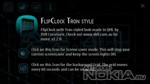 Creations FlipClock Tron v1.2