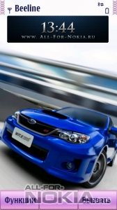 Blue Subaru Impreza WRX STI