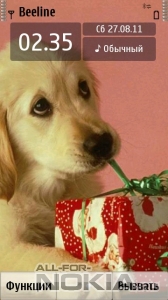 Dog And Gift