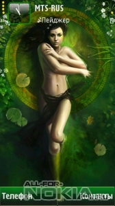 Green lady by Rohit