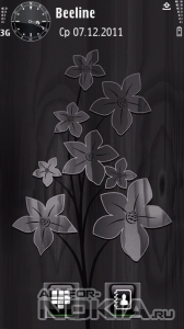 Black Flowers by Sevimlibrad