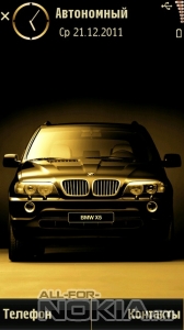 Golden BMW X5