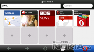 Opera Mini 7+Opera Mobile 12