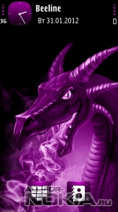 Purple dragon by Intheme c.studio