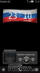 Digital Clock Russia