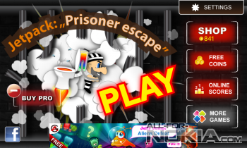 AG Jetpack Prisoner Escape для Windows Phone - Главное меню