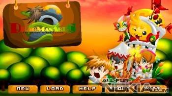  Главное меню Dragon Manor Guard для Symbian Anna