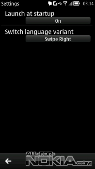  Настройки Switch Language&nbsp;для Symbian Anna