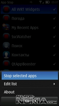   App Stop  Symbian 9.5