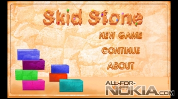 Главное меню Skid Stone для Symbian belle