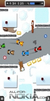  Езда по снегу Old Skool Racing для Symbian 3