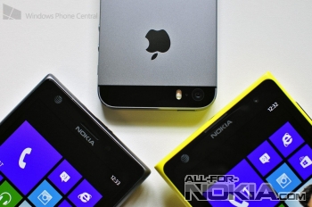 Сравнение Nokia Lumia 1020 и iPhone 5S