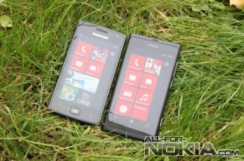 Сравнение Nokia 800 Lumia и Samsung Omnia W